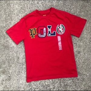 Red Ralph Lauren t-shirt